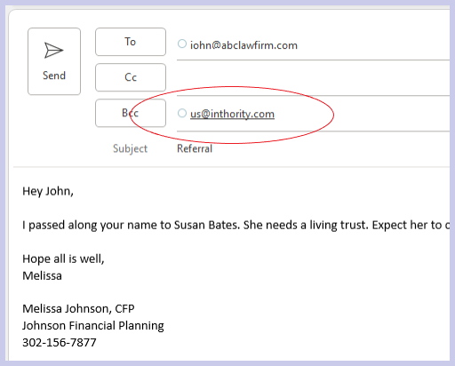 Sending a Referral
